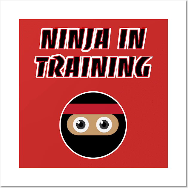 Ninja in Training Wall Art by thedysfunctionalbutterfly